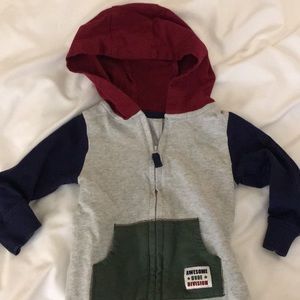 NWOT Carters 12 month Body Suit with Hood